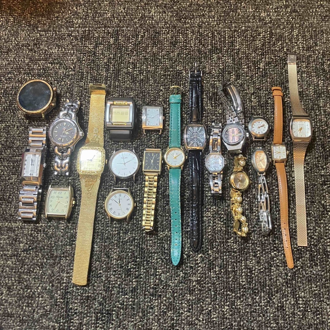 SEIKO - ①電池・手巻き・自動巻き腕時計 19個ジャンクセットの SEIKO - ①電池・手巻き・自動巻き腕時計 19個ジャンクセットの