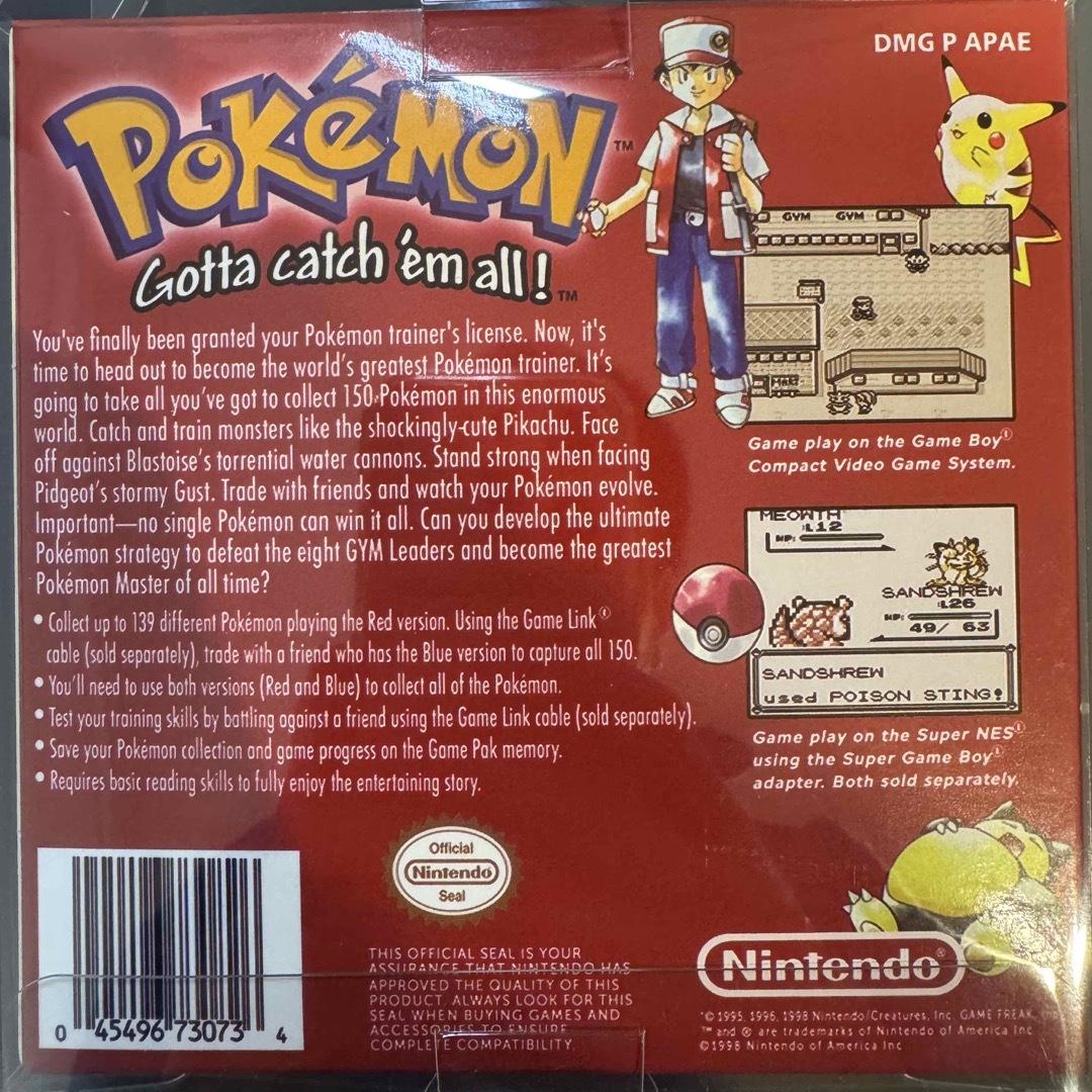 ポケモン - Pokemon Red Version USA Release boxedの通販 by ポケモン - Pokemon Red Version USA Release boxedの通販 by