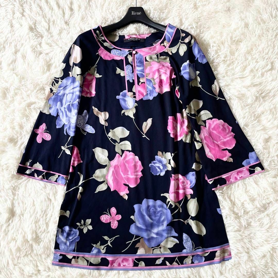 開店記念セール!】 - LEONARD 極美品 カットソー レオナール 開店記念セール!】 - LEONARD 極美品 カットソー レオナール