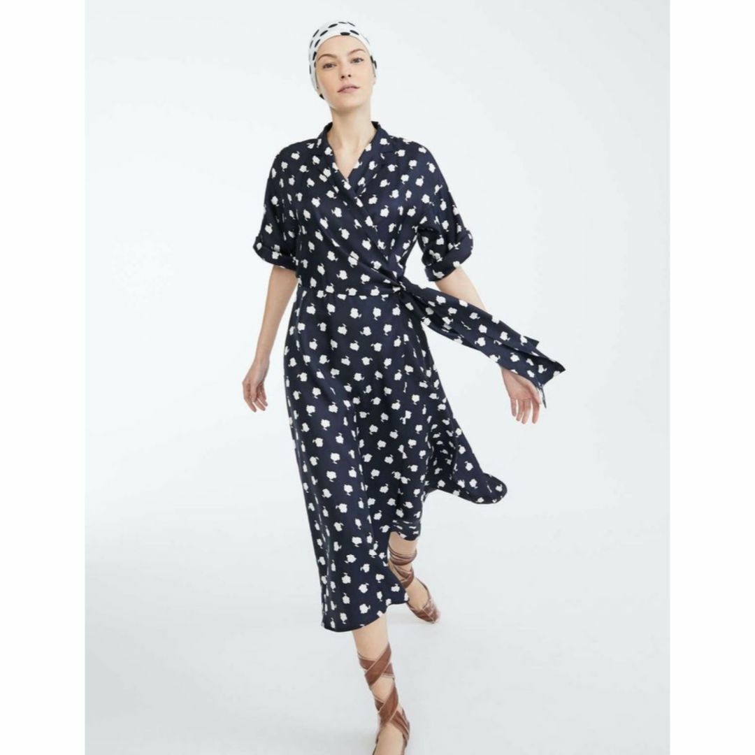 Max Mara - マックスマーラ シルクカシュクールワンピースの通販 Max Mara - マックスマーラ シルクカシュクールワンピースの通販
