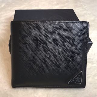 PRADA - プラダ PRADA 財布 二つ折り サフィアーノ PRADA - プラダ PRADA 財布 二つ折り サフィアーノ