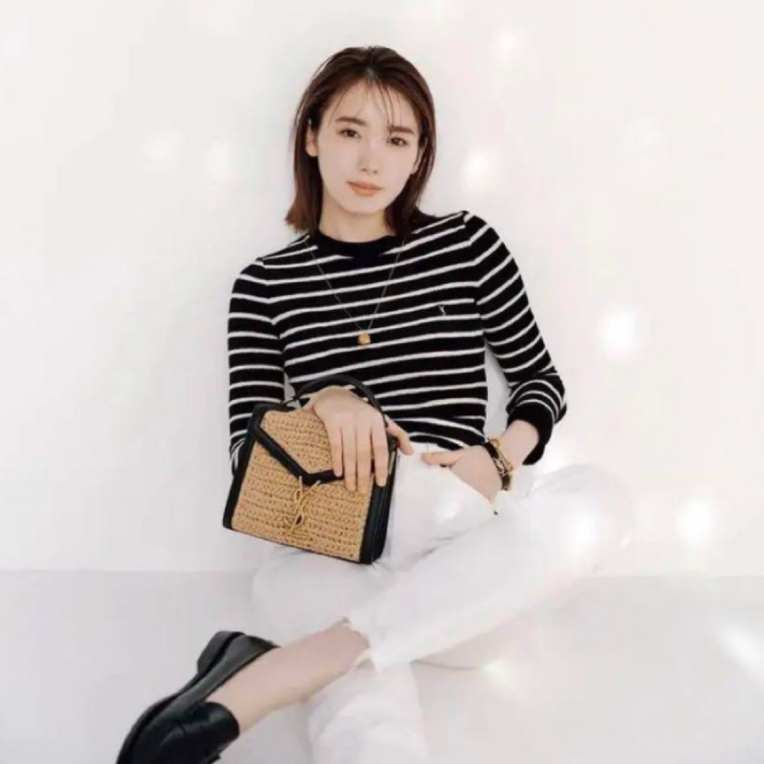 SAINT LAURENT - Saint Laurent サンローラン ボーダー ニット SAINT LAURENT - Saint Laurent サンローラン ボーダー ニット