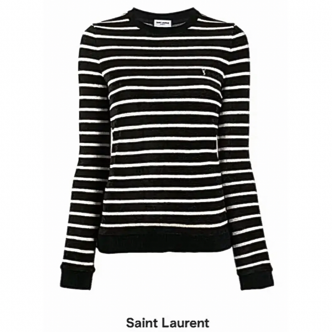 SAINT LAURENT - Saint Laurent サンローラン ボーダー ニット SAINT LAURENT - Saint Laurent サンローラン ボーダー ニット