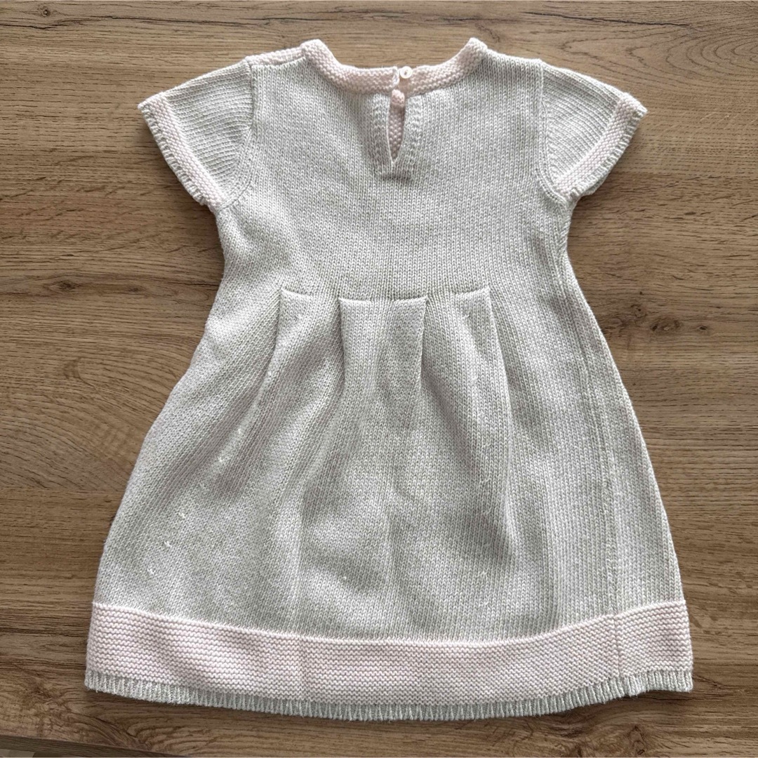 baby Dior - baby Dior ニットドレス 12ヶ月 ワンピース 白 baby Dior - baby Dior ニットドレス 12ヶ月 ワンピース 白