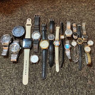 SEIKO - ④電池・手巻き・自動巻き腕時計 18個ジャンクセットの SEIKO - ④電池・手巻き・自動巻き腕時計 18個ジャンクセットの