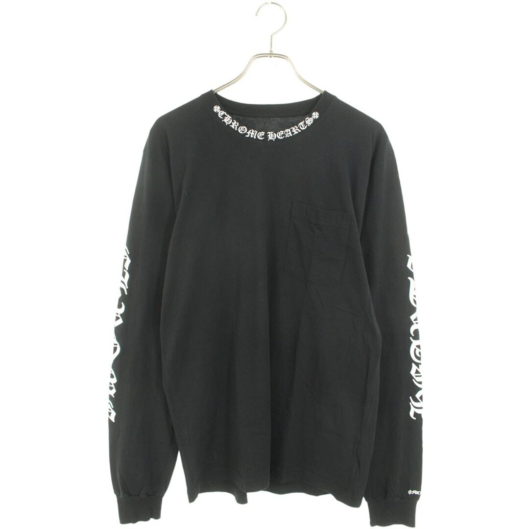 Chrome Hearts - クロムハーツ CH L/S /1 ネックロゴプリント Chrome Hearts - クロムハーツ CH L/S /1 ネックロゴプリント