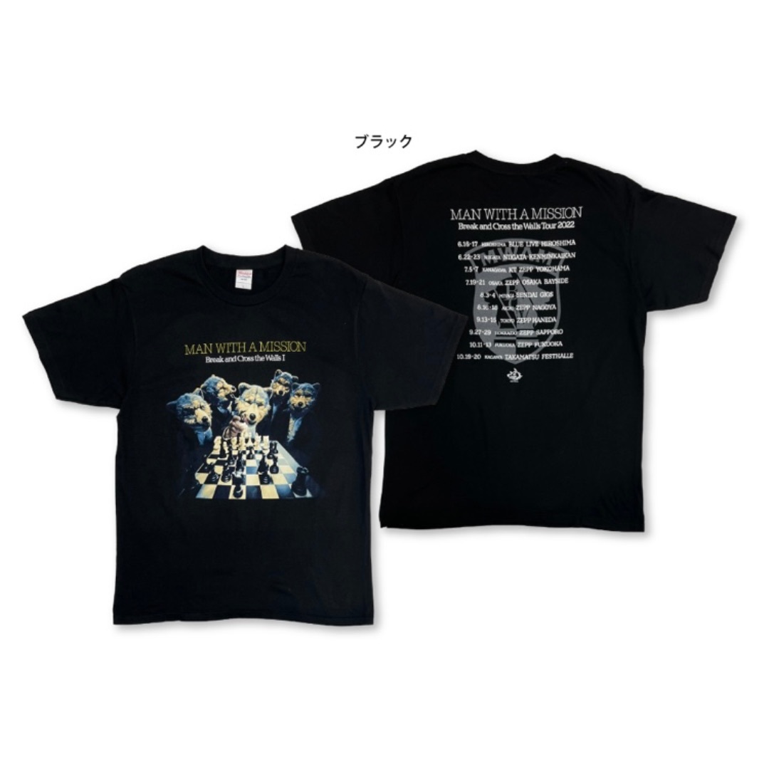 MAN WITH A MISSION - ☆マンウィズ•Tシャツ2枚セット☆未使用 MAN WITH A MISSION - ☆マンウィズ•Tシャツ2枚セット☆未使用