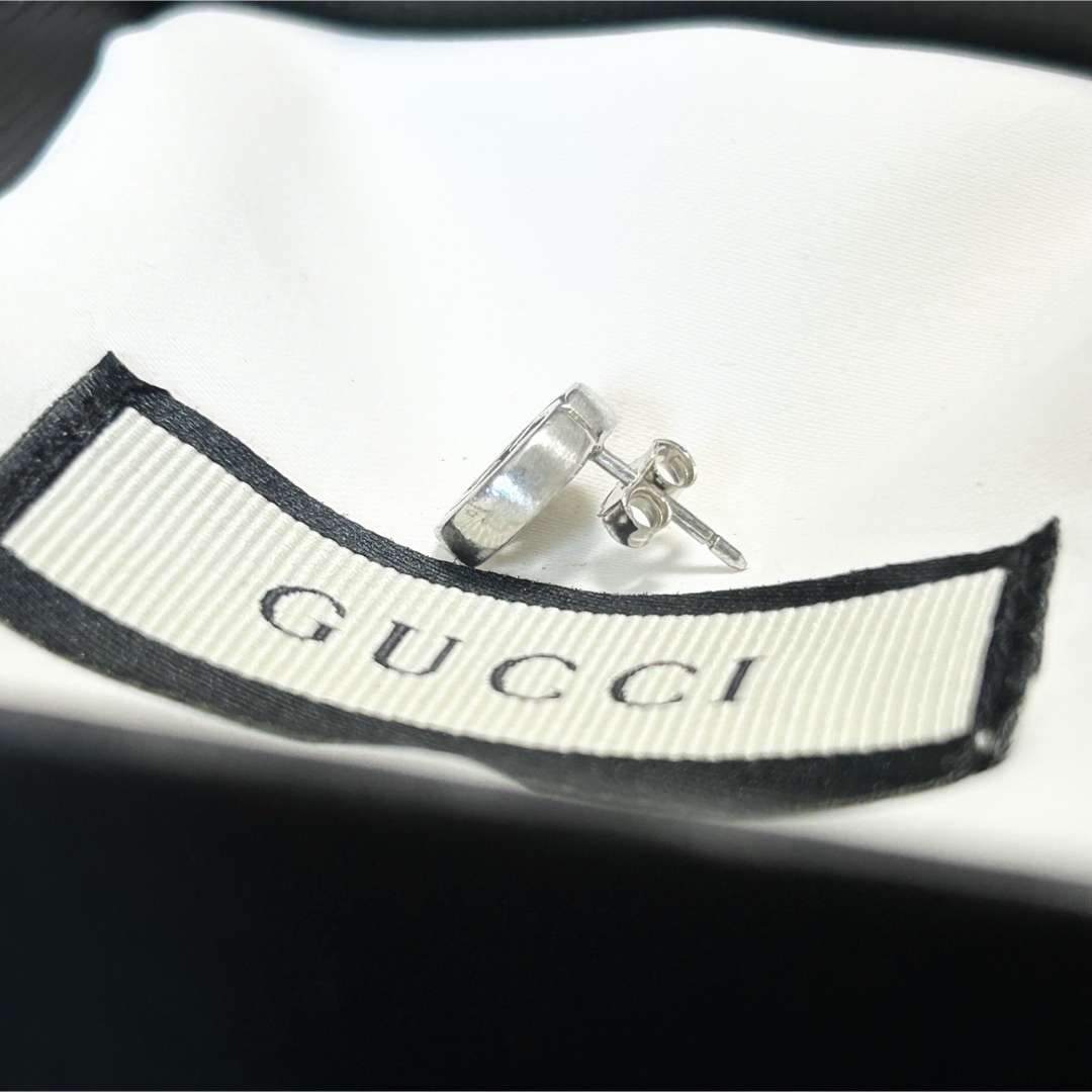 GUCCI - GUCCI グッチ インターロッキング ピアス 片耳 ブランド GUCCI - GUCCI グッチ インターロッキング ピアス 片耳 ブランド