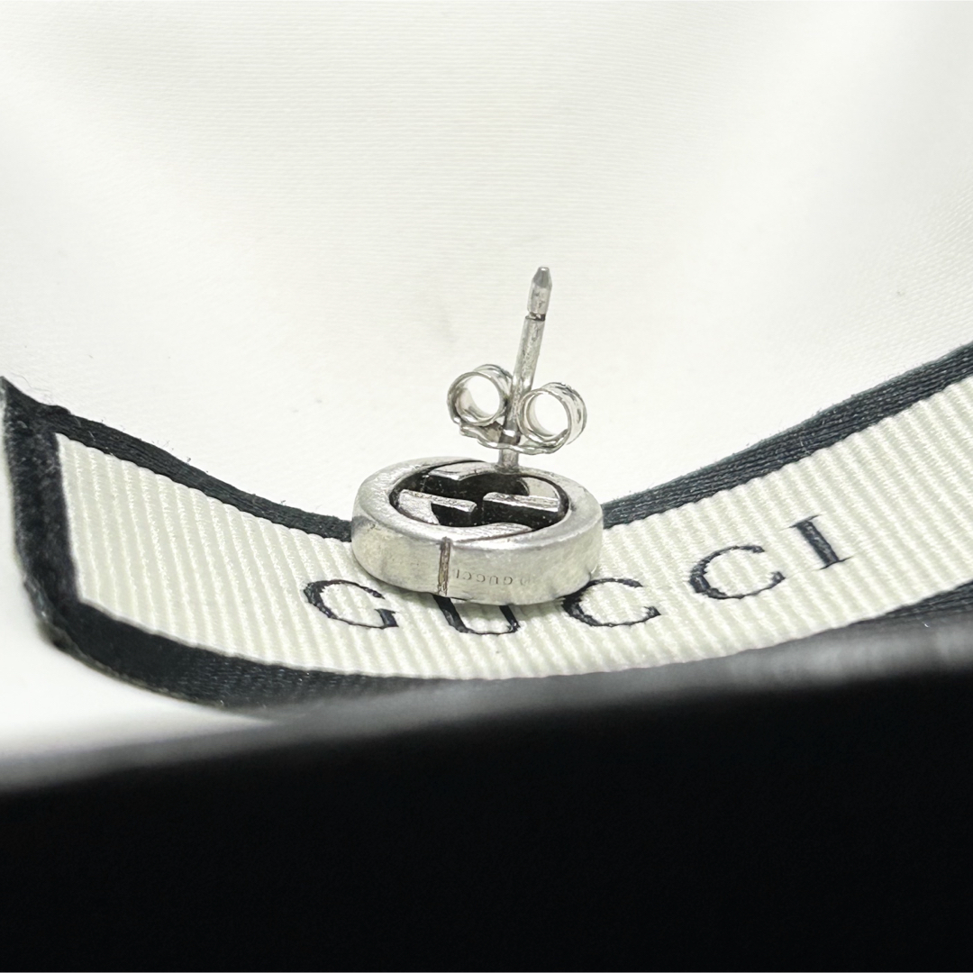 GUCCI - GUCCI グッチ インターロッキング ピアス 片耳 ブランド GUCCI - GUCCI グッチ インターロッキング ピアス 片耳 ブランド