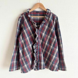45R - お値下げ 45R ユニセックス ギンガムチェックボタンダウン 45R - お値下げ 45R ユニセックス ギンガムチェックボタンダウン