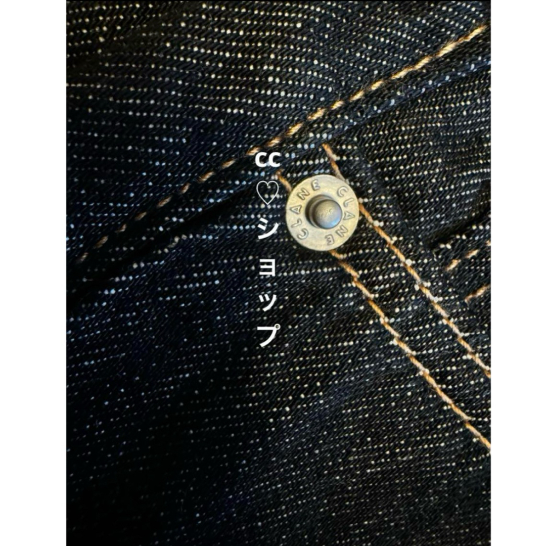 CLANE - CLANE 広瀬すずTUCK WIDE DENIM PANTSライトブラックの CLANE - CLANE 広瀬すずTUCK WIDE DENIM PANTSライトブラックの