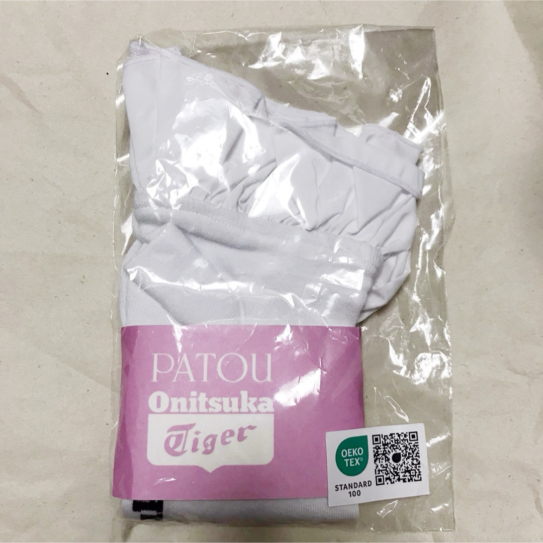 PATOU - patou オニツカタイガー socks 靴下 ホワイト S フリル PATOU - patou オニツカタイガー socks 靴下 ホワイト S フリル