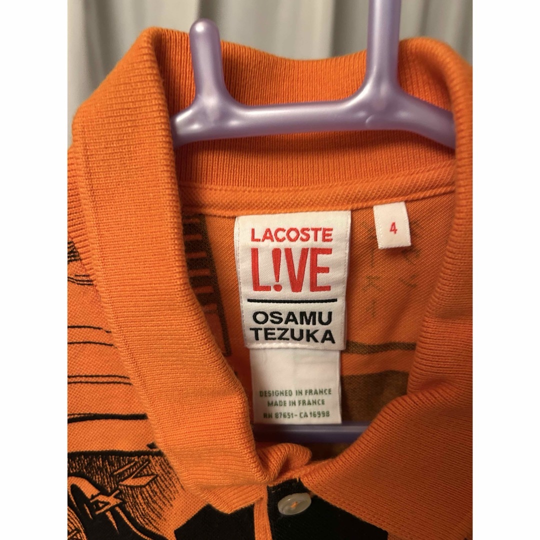 LACOSTE L!VE - LACOSTE LIVE OSAMU TEZUKA ポロシャツ サイズ4 LACOSTE L!VE - LACOSTE LIVE OSAMU TEZUKA ポロシャツ サイズ4