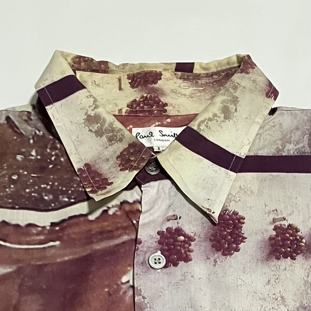 Paul Smith - 【人気】Paul Smith LONDON 総柄シャツ ブドウ柄 Paul Smith - 【人気】Paul Smith LONDON 総柄シャツ ブドウ柄