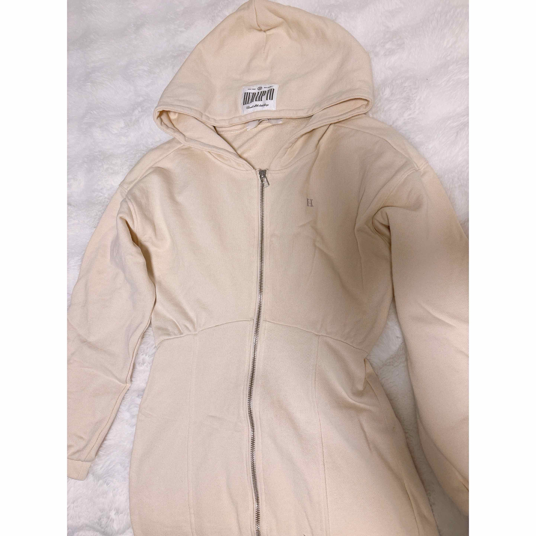 Her lip to - HerLipTo Flight Mode Zip Hoodie Dressの通販 by Her lip to - HerLipTo Flight Mode Zip Hoodie Dressの通販 by