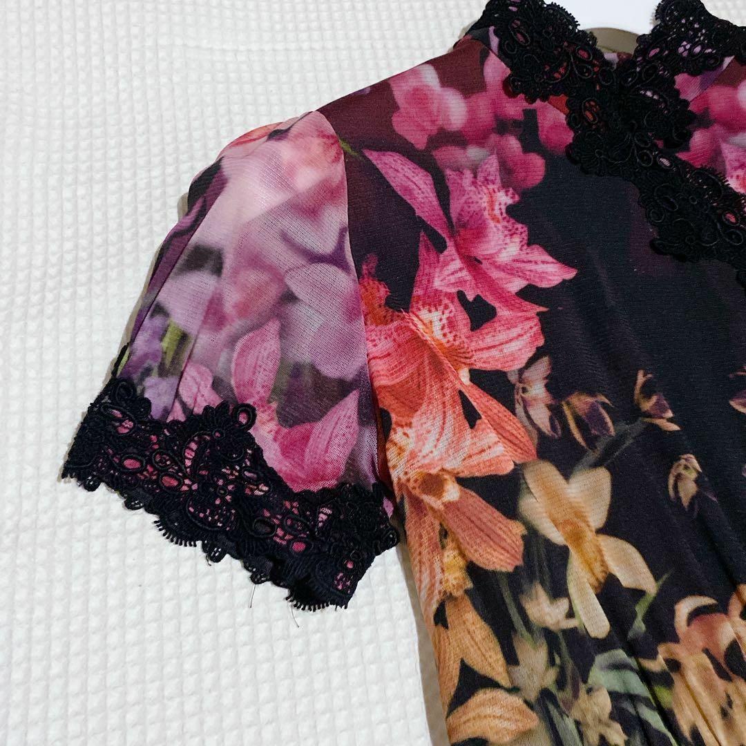 VIVIENNE TAM - 美品✨VIVIENNE TAM マオカラー ワンピース 花柄 VIVIENNE TAM - 美品✨VIVIENNE TAM マオカラー ワンピース 花柄