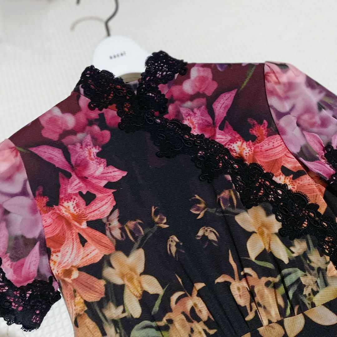 VIVIENNE TAM - 美品✨VIVIENNE TAM マオカラー ワンピース 花柄 VIVIENNE TAM - 美品✨VIVIENNE TAM マオカラー ワンピース 花柄