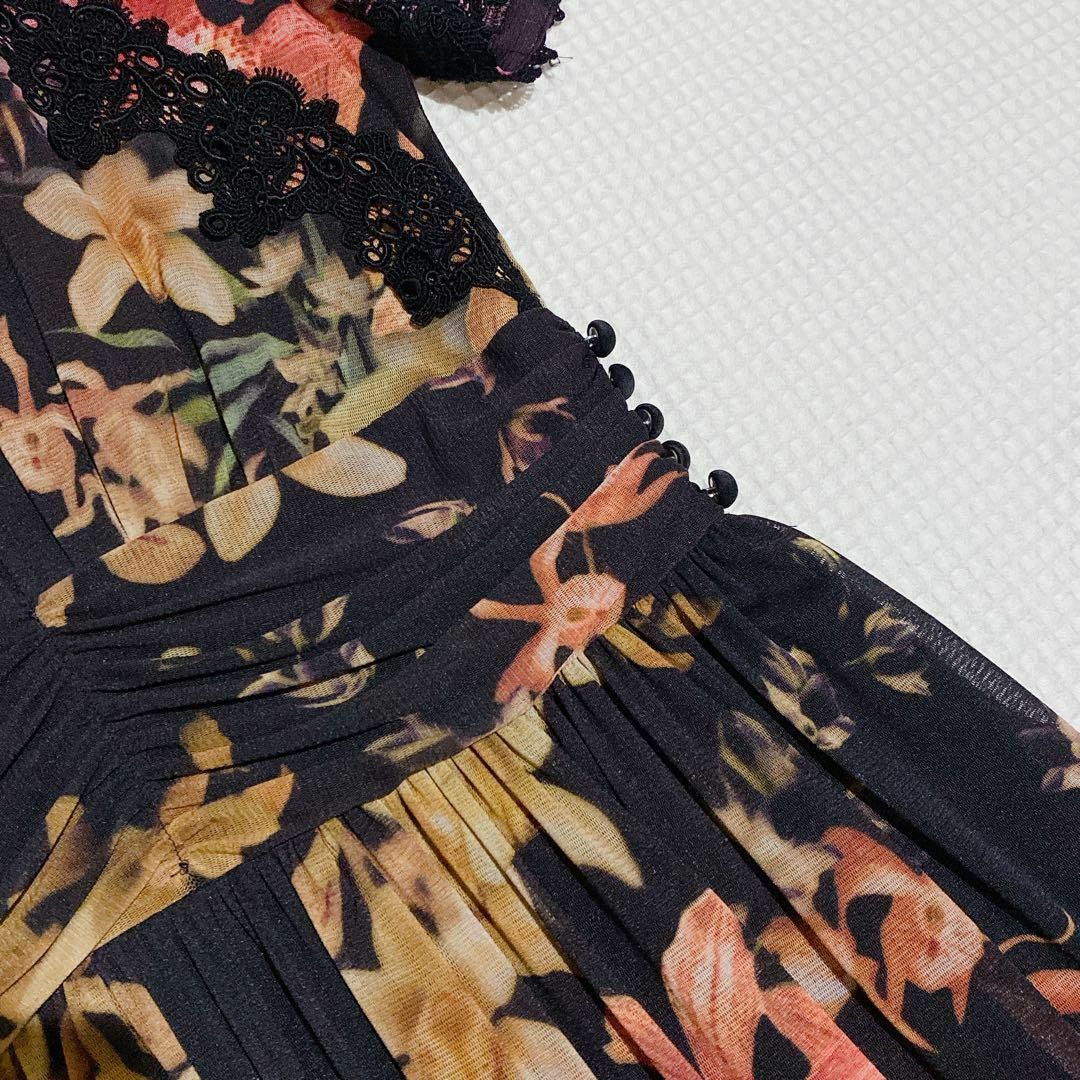 VIVIENNE TAM - 美品✨VIVIENNE TAM マオカラー ワンピース 花柄 VIVIENNE TAM - 美品✨VIVIENNE TAM マオカラー ワンピース 花柄