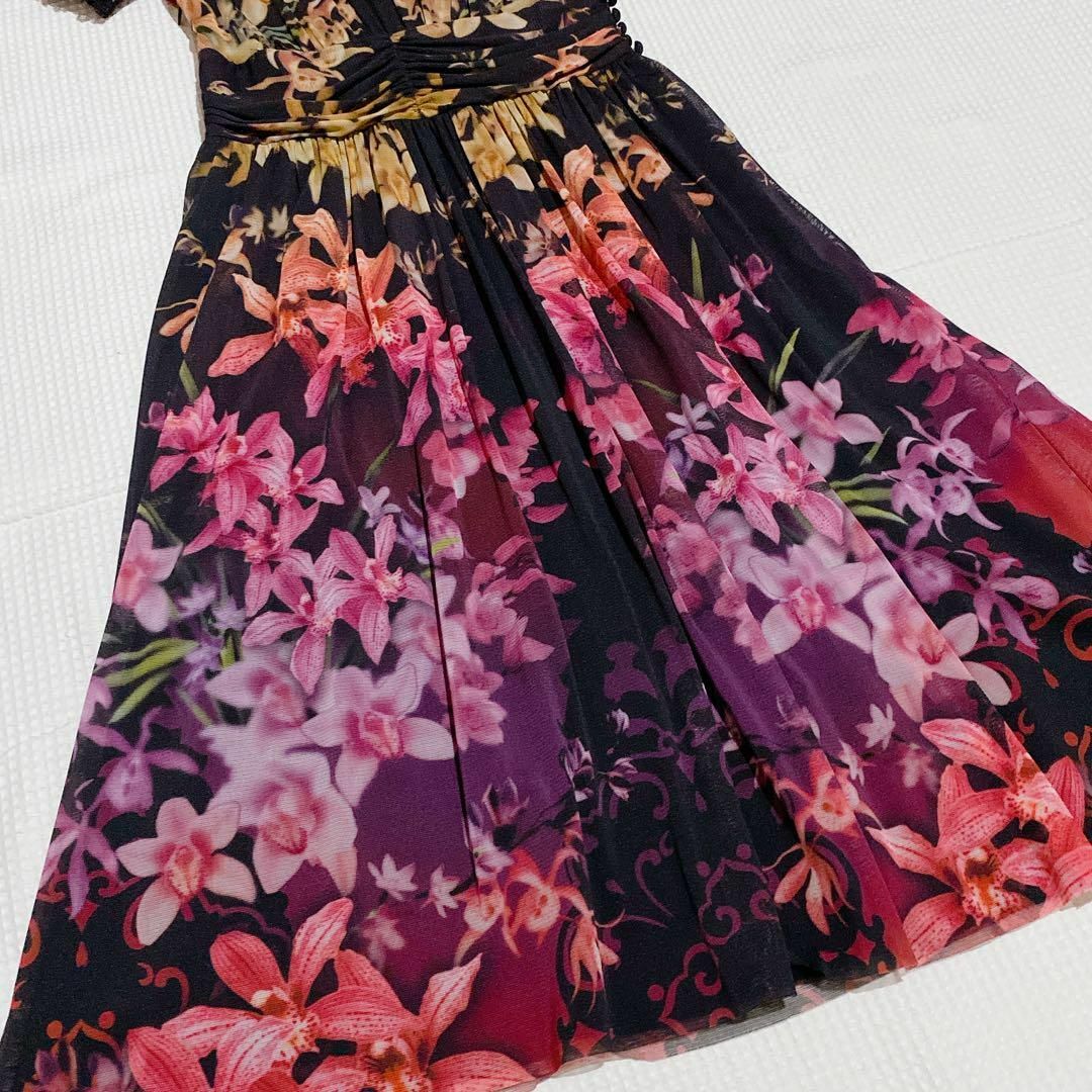 VIVIENNE TAM - 美品✨VIVIENNE TAM マオカラー ワンピース 花柄 VIVIENNE TAM - 美品✨VIVIENNE TAM マオカラー ワンピース 花柄
