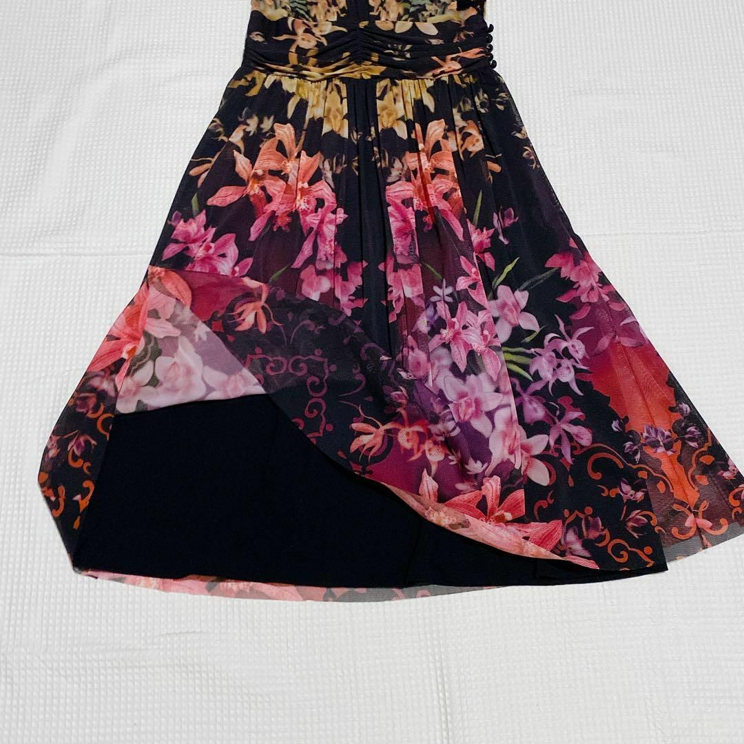 VIVIENNE TAM - 美品✨VIVIENNE TAM マオカラー ワンピース 花柄 VIVIENNE TAM - 美品✨VIVIENNE TAM マオカラー ワンピース 花柄