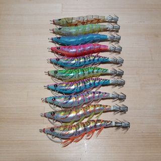 残り1組早い者勝ち デュエル パタパタ エギ 3.5号 10本の通販 by 残り1組早い者勝ち デュエル パタパタ エギ 3.5号 10本の通販 by