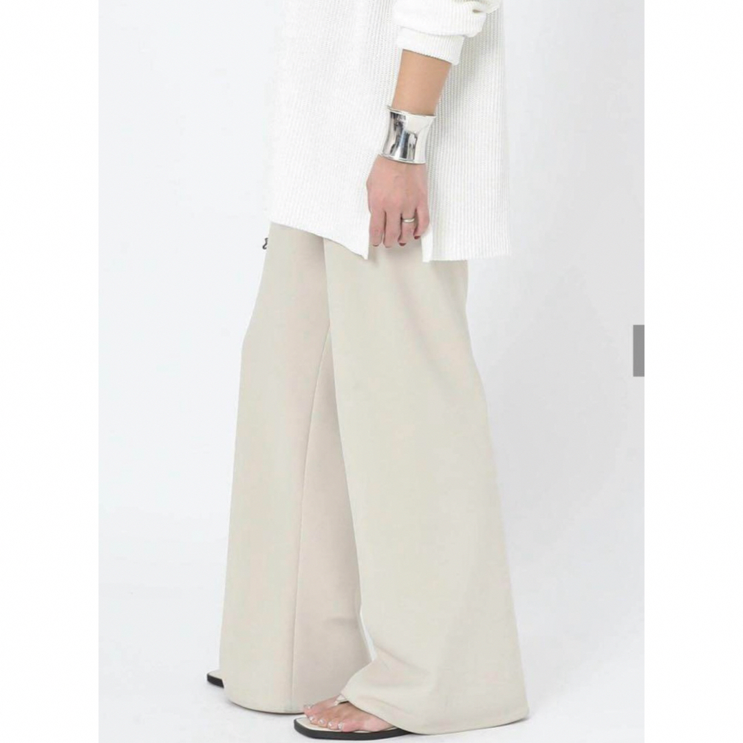 AP STUDIO - 未使用品 AP STUDIO 2022SS エラスティックパンツ AP STUDIO - 未使用品 AP STUDIO 2022SS エラスティックパンツ