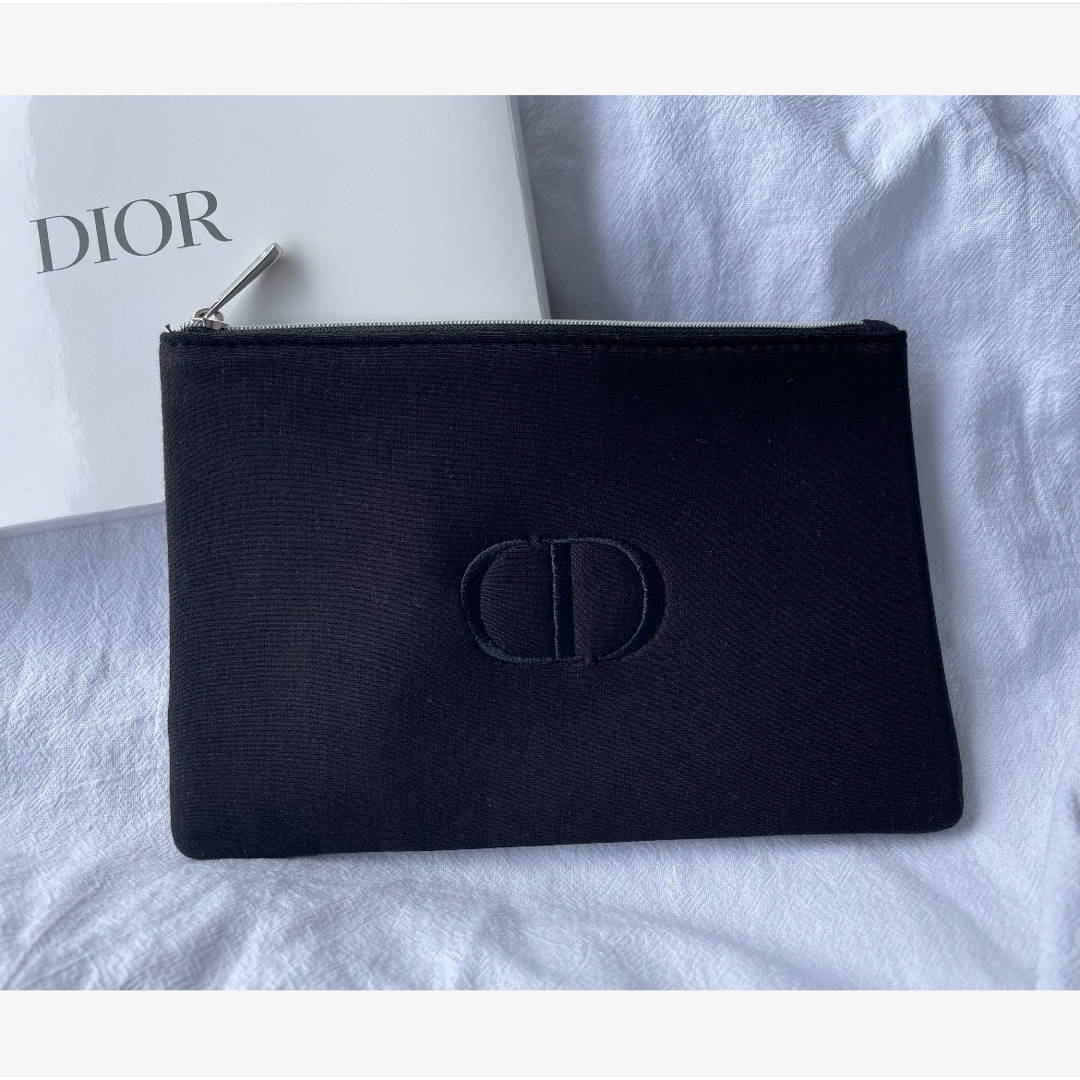Christian Dior - ディオール ノベルティポーチ ブラック 黒 Christian Dior - ディオール ノベルティポーチ ブラック 黒