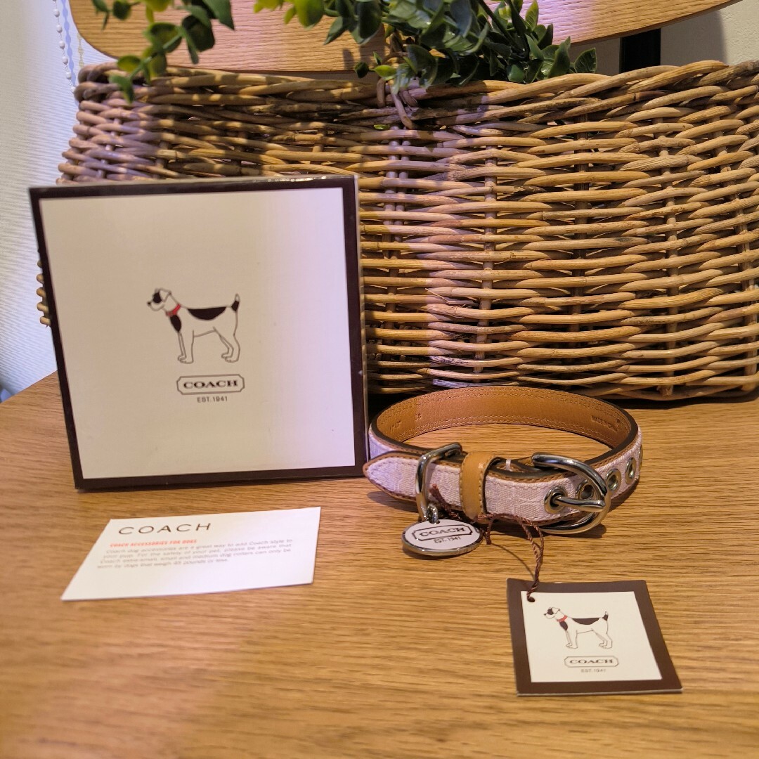 COACH - ほぼ未使用 箱付き COACH コーチ 犬用首輪 の通販 by COACH - ほぼ未使用 箱付き COACH コーチ 犬用首輪 の通販 by