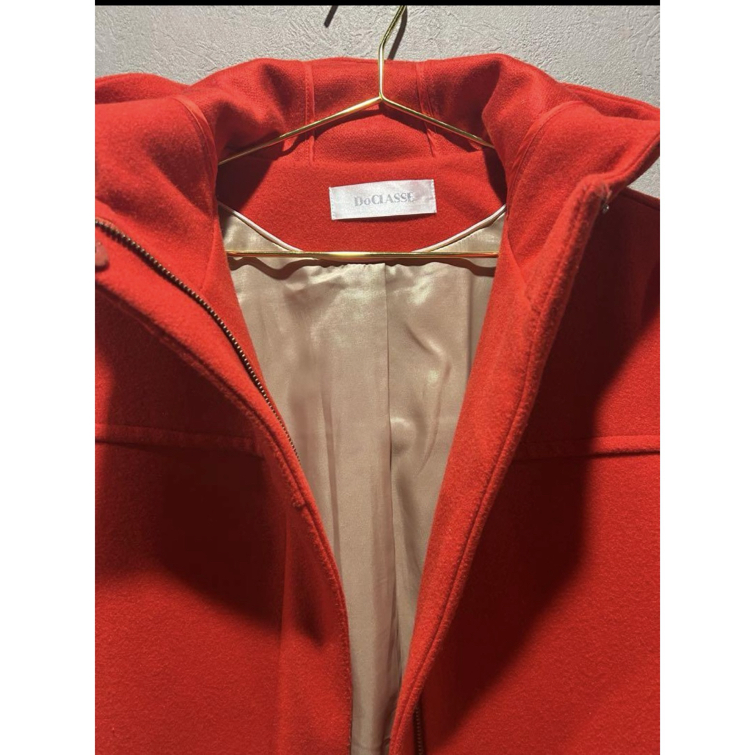 DoCLASSE - 美品☆DoCLASSE☆9号エアメルトンジップアップフード DoCLASSE - 美品☆DoCLASSE☆9号エアメルトンジップアップフード