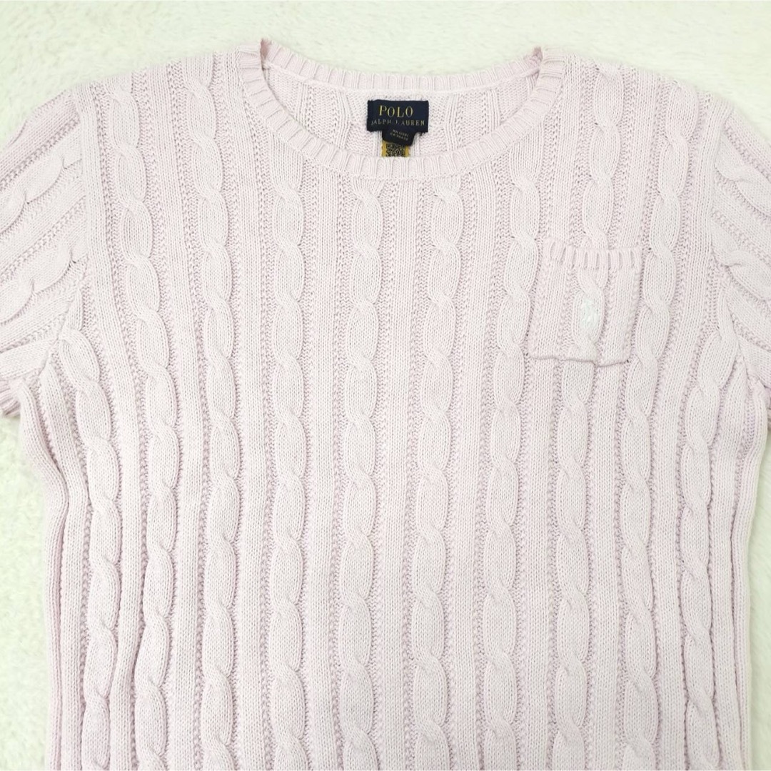 POLO RALPH LAUREN - ✨美品✨ ポロラルフローレン ニット 半袖 POLO RALPH LAUREN - ✨美品✨ ポロラルフローレン ニット 半袖