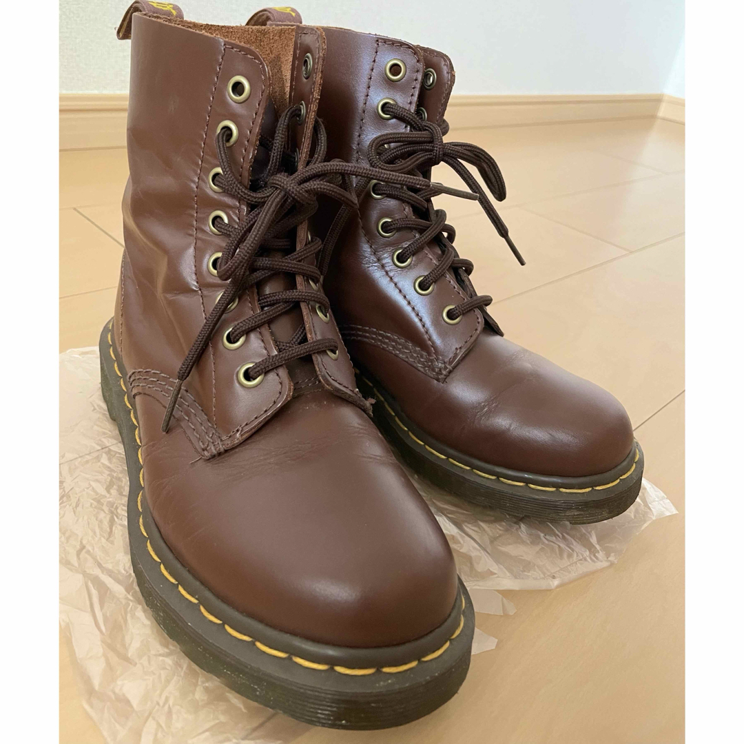 Dr.Martens - ドクターマーチン 8ホール ブーツ ブラウンの通販 Dr.Martens - ドクターマーチン 8ホール ブーツ ブラウンの通販