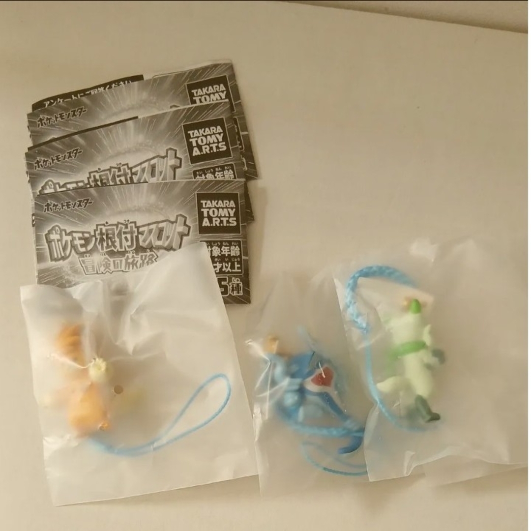 T-ARTS(タカラトミーアーツ)のポケモン 根付マスコット 冒険の旅路 セット エンタメ/ホビーのおもちゃ/ぬいぐるみ(キャラクターグッズ)の商品写真