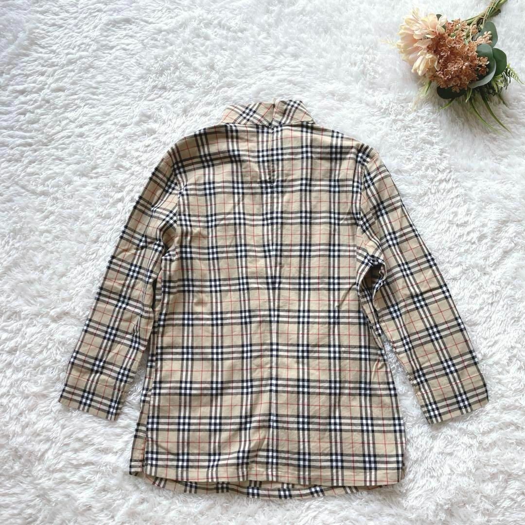 BURBERRY - バーバリーロンドン ブラウス シャツ スタンドカラー BURBERRY - バーバリーロンドン ブラウス シャツ スタンドカラー