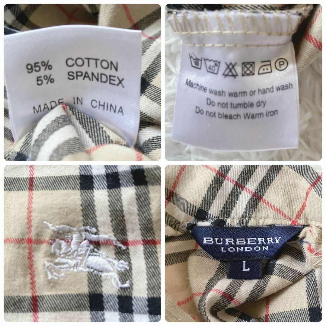 BURBERRY - バーバリーロンドン ブラウス シャツ スタンドカラー BURBERRY - バーバリーロンドン ブラウス シャツ スタンドカラー