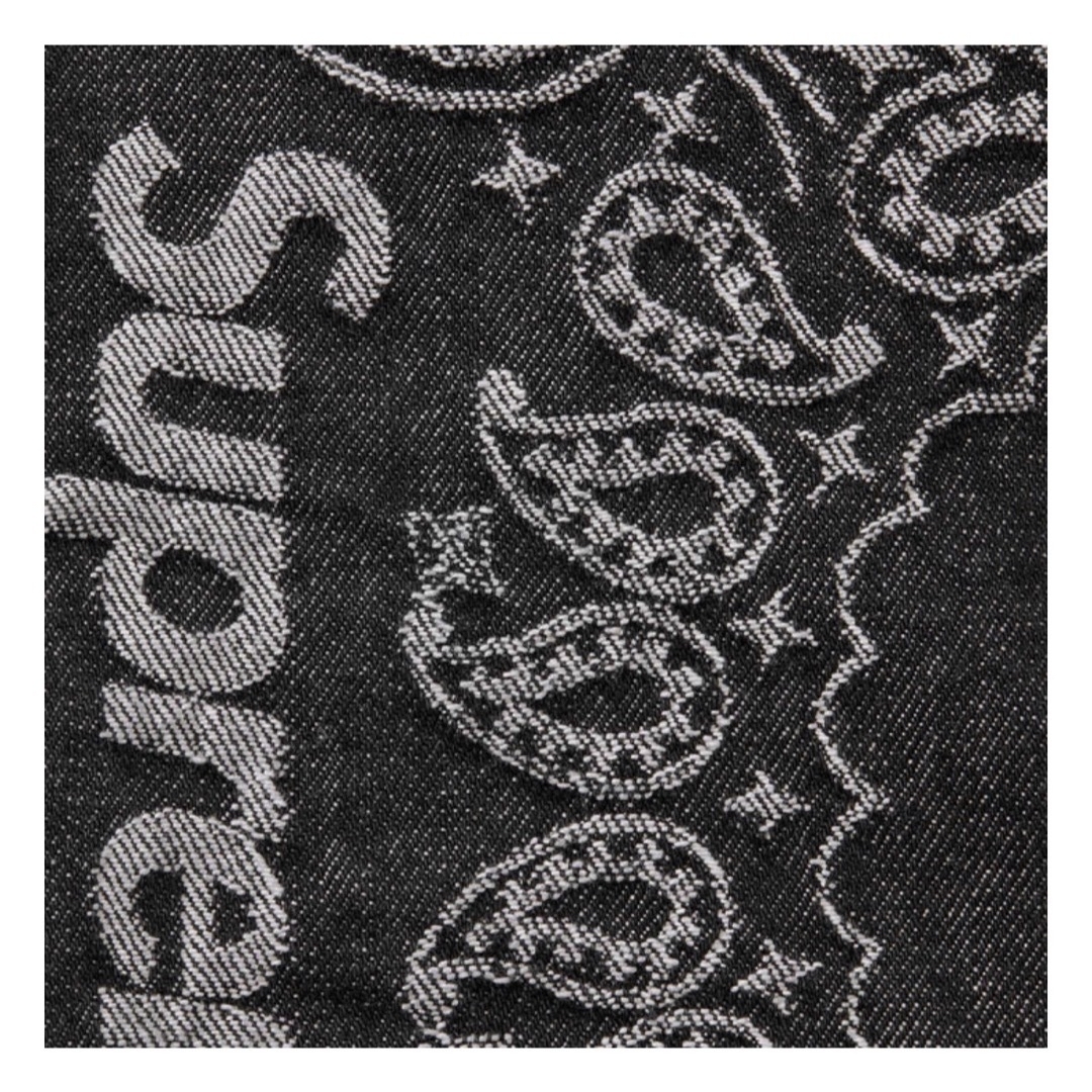 Supreme - Supreme Bandana Jacquard Baggy Jean 黒 36の通販 by Supreme - Supreme Bandana Jacquard Baggy Jean 黒 36の通販 by