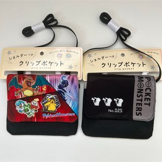 ポケモン(ポケモン)のポケットモンスター　ポケモン　ショルダー付き　クリップポケット　マルチポケット(ポシェット)