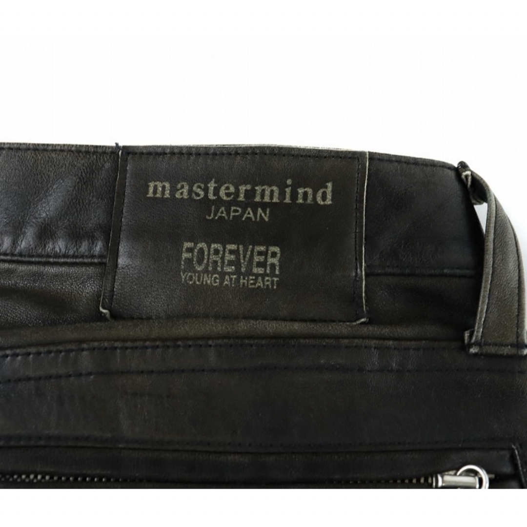 mastermind JAPAN - mastermind JAPAN レザーパンツ テーパード mastermind JAPAN - mastermind JAPAN レザーパンツ テーパード