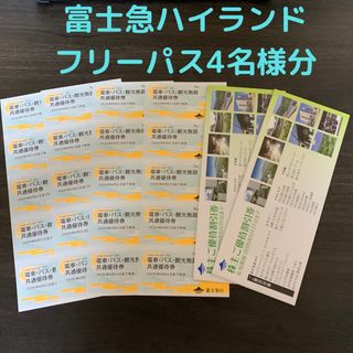 富士急行株式会社 富士急ハイランド 共通優待券20枚 株主優待 富士急行株式会社 富士急ハイランド 共通優待券20枚 株主優待