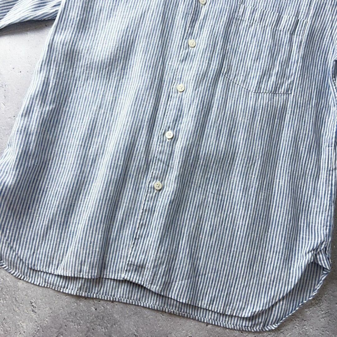 MARGARET HOWELL - 美品 マーガレットハウエル リネン シャツ MARGARET HOWELL - 美品 マーガレットハウエル リネン シャツ