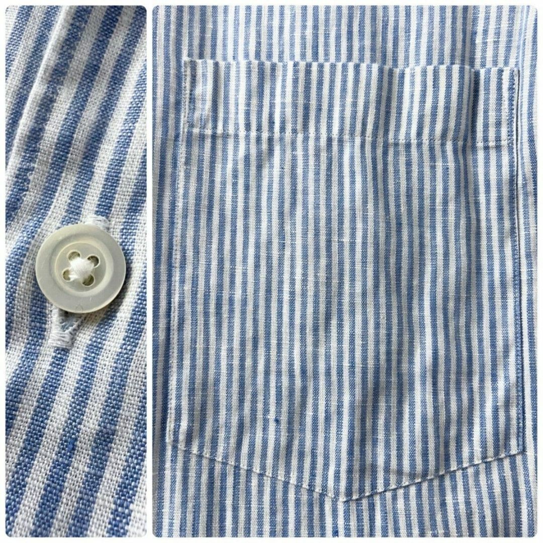 MARGARET HOWELL - 美品 マーガレットハウエル リネン シャツ MARGARET HOWELL - 美品 マーガレットハウエル リネン シャツ