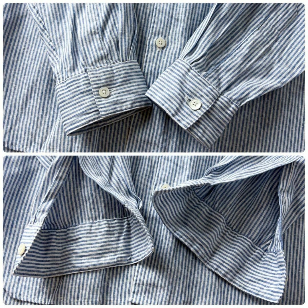 MARGARET HOWELL - 美品 マーガレットハウエル リネン シャツ MARGARET HOWELL - 美品 マーガレットハウエル リネン シャツ