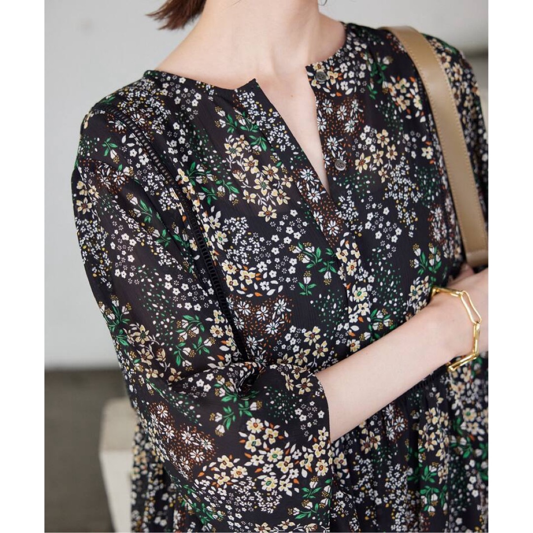SLOBE IENA - 【24ss】SLOBE IENAスローブイエナ フラワーシアー SLOBE IENA - 【24ss】SLOBE IENAスローブイエナ フラワーシアー