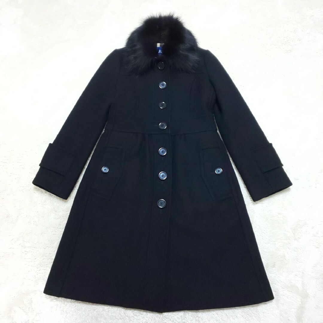 BURBERRY BLUE LABEL - 極美品 BURBERRY BLUE LABEL フォックス BURBERRY BLUE LABEL - 極美品 BURBERRY BLUE LABEL フォックス