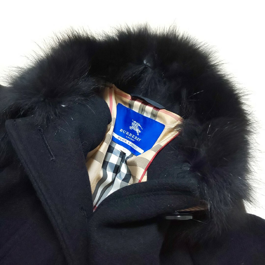 BURBERRY BLUE LABEL - 極美品 BURBERRY BLUE LABEL フォックス BURBERRY BLUE LABEL - 極美品 BURBERRY BLUE LABEL フォックス
