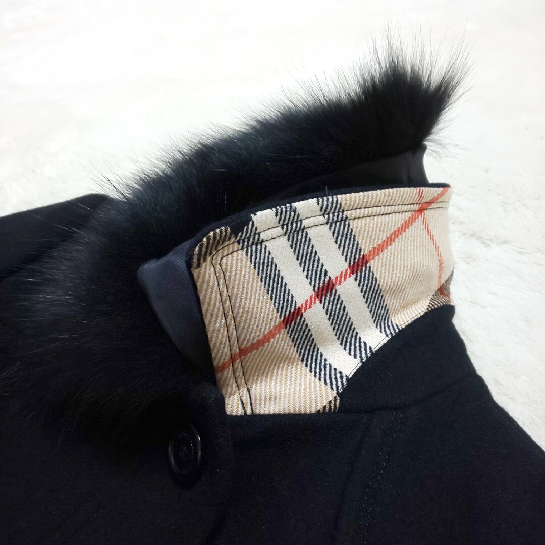 BURBERRY BLUE LABEL - 極美品 BURBERRY BLUE LABEL フォックス BURBERRY BLUE LABEL - 極美品 BURBERRY BLUE LABEL フォックス