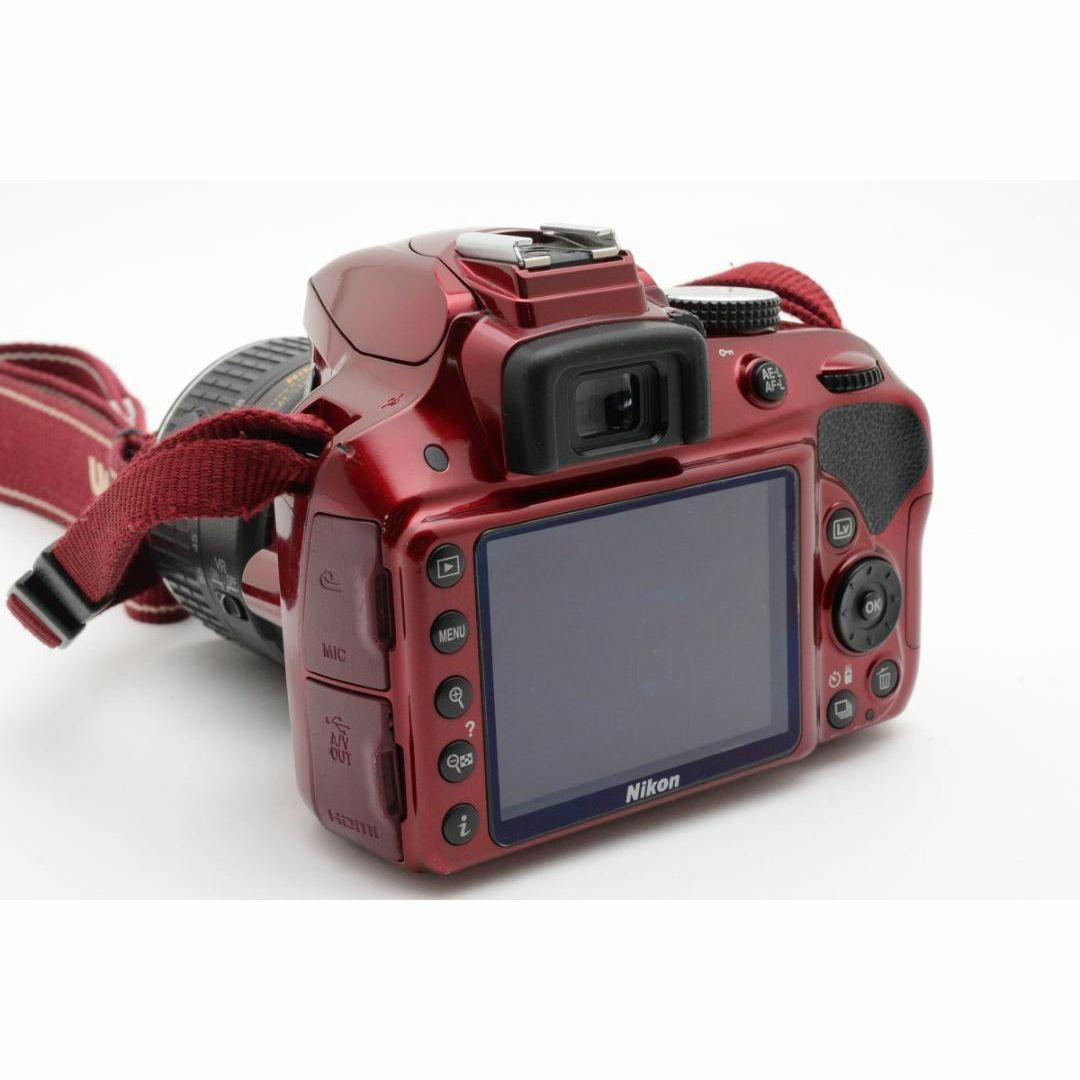 Nikon ニコン D3300 レンズキット デジタル一眼カメラ レッド 赤 Nikon ニコン D3300 レンズキット デジタル一眼カメラ レッド 赤