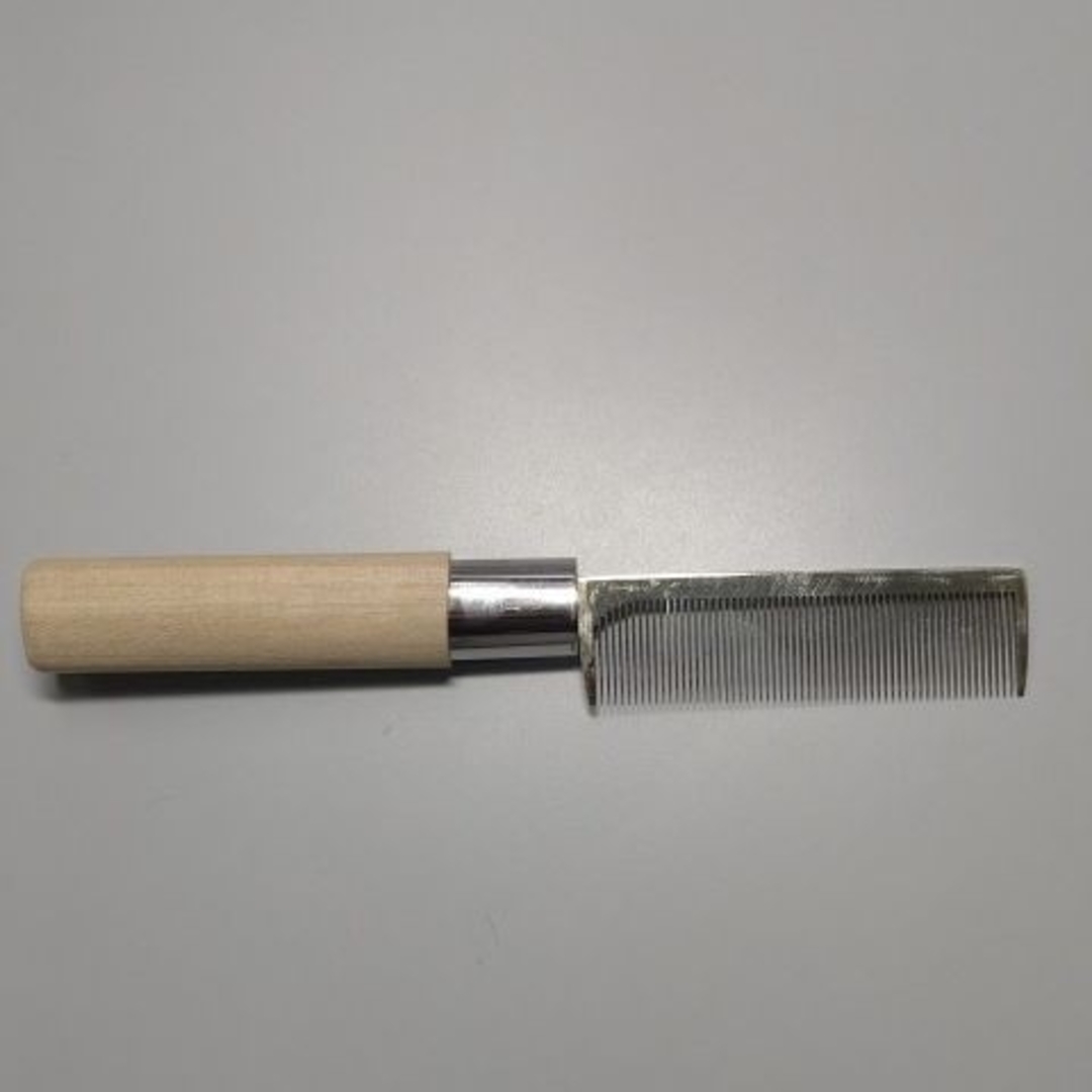 35■筆櫛 筆くし大 8.5cm+筆固め用糊付き■書道用品 ネイル ブラシコーム エンタメ/ホビーのアート用品(書道用品)の商品写真