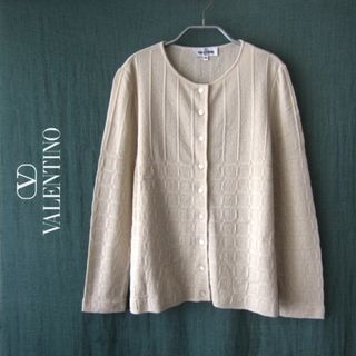 VALENTINO - ヴァレンティノ ニットカーディガン 七分袖 レース VALENTINO - ヴァレンティノ ニットカーディガン 七分袖 レース