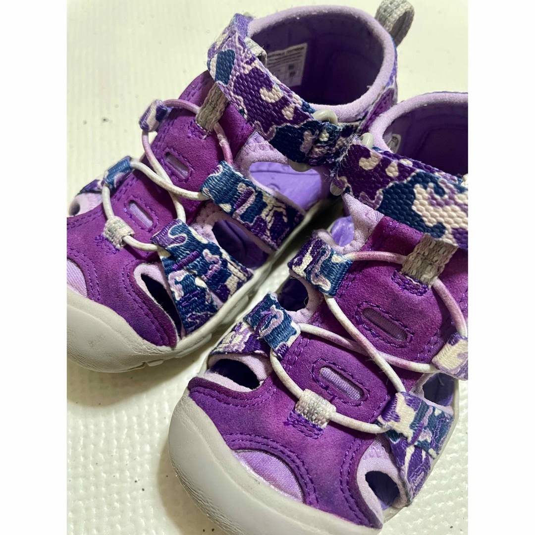 KEEN - KEEN 14.5cmキッズ サンダル 紫の通販 by きゃんつぅ's KEEN - KEEN 14.5cmキッズ サンダル 紫の通販 by きゃんつぅ's
