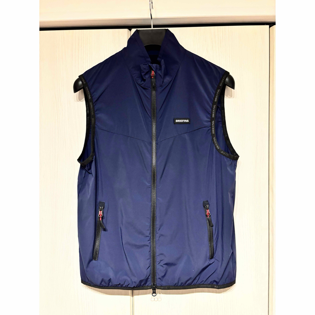 BRIEFING - BRIEFING GOLF MENS WIND VEST ネイビー Mの通販 by BRIEFING - BRIEFING GOLF MENS WIND VEST ネイビー Mの通販 by